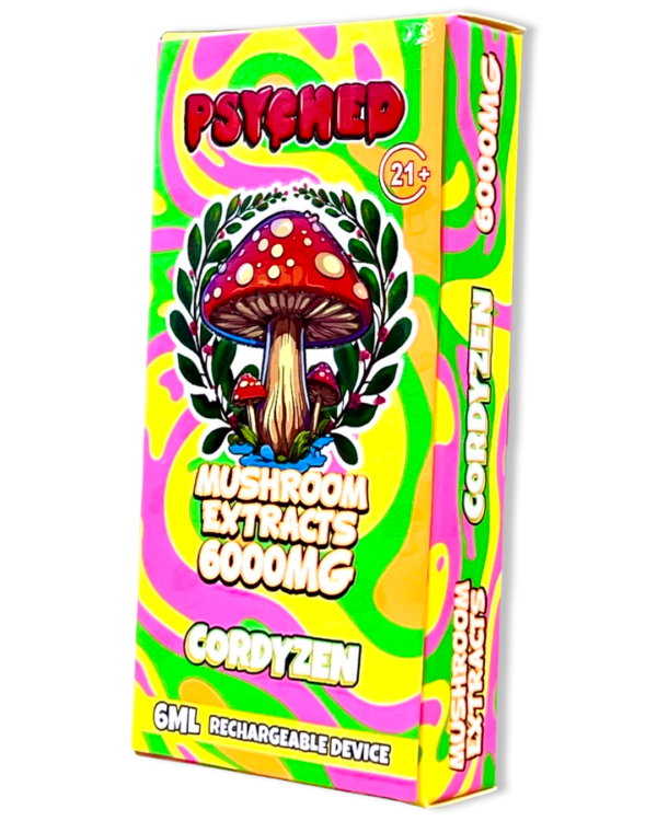 Psyched Cordyzen Mushroom Vape – 6000mg (6ML)