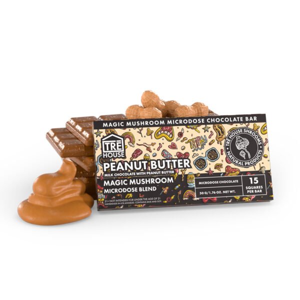 Magic Mushroom Chocolate Bar Peanut Butter