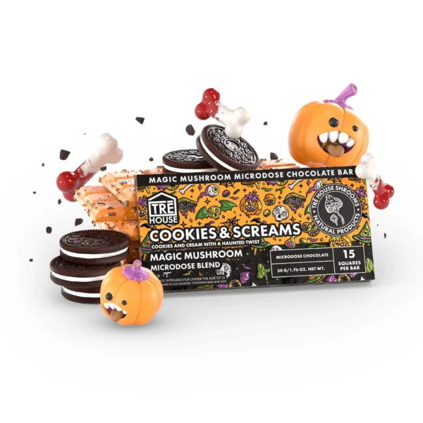 Magic Mushroom Chocolate Bar Cookies & Screams