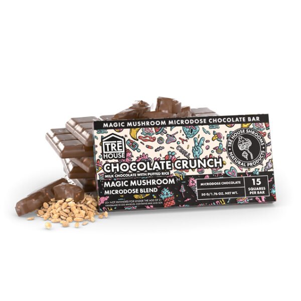 Magic Mushroom Chocolate Bar Chocolate Crunch
